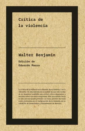 Crítica de la violencia (NE)