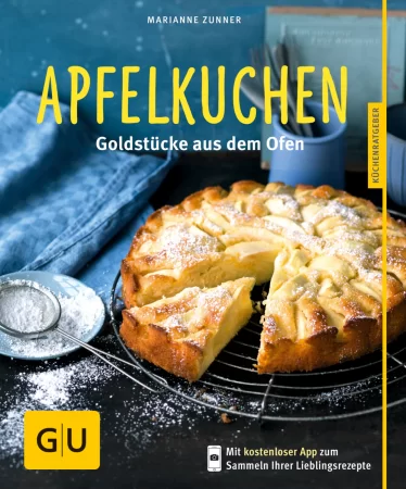 Apfelkuchen. Goldstücke aus dem Ofen